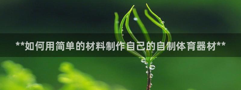 尊龙人生就是博管网：**如何用简单的材料制作自己的自制体育器